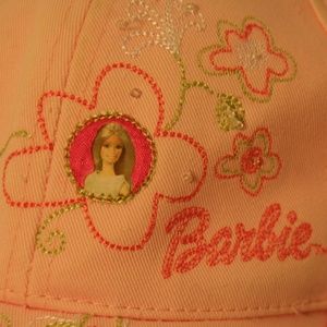 Barbie Sparkly Pink Rhinestone Adjust Girl Cap